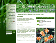 Tablet Screenshot of capitolhillgardenclub.org